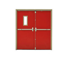 Classic fire door flush double door 3 hours fire rated door